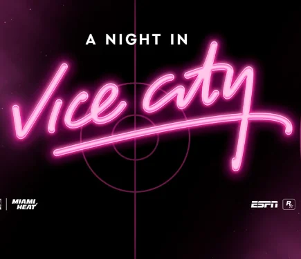 Promobild zu A Night in Vice City von Miami Heat und Rockstar Games