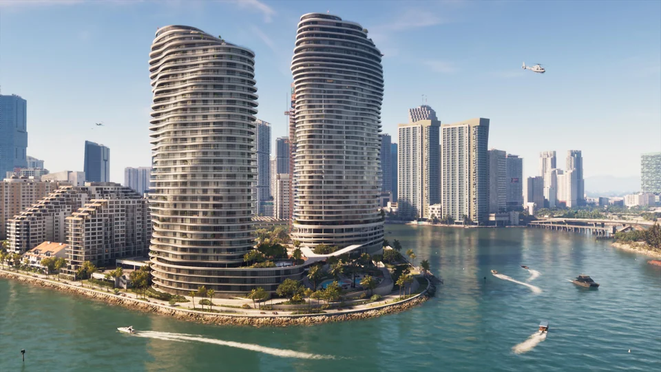Imagen oficial de Vice City en GTA 6 que ilustra la noticia sobre los permisos de rodaje archivados